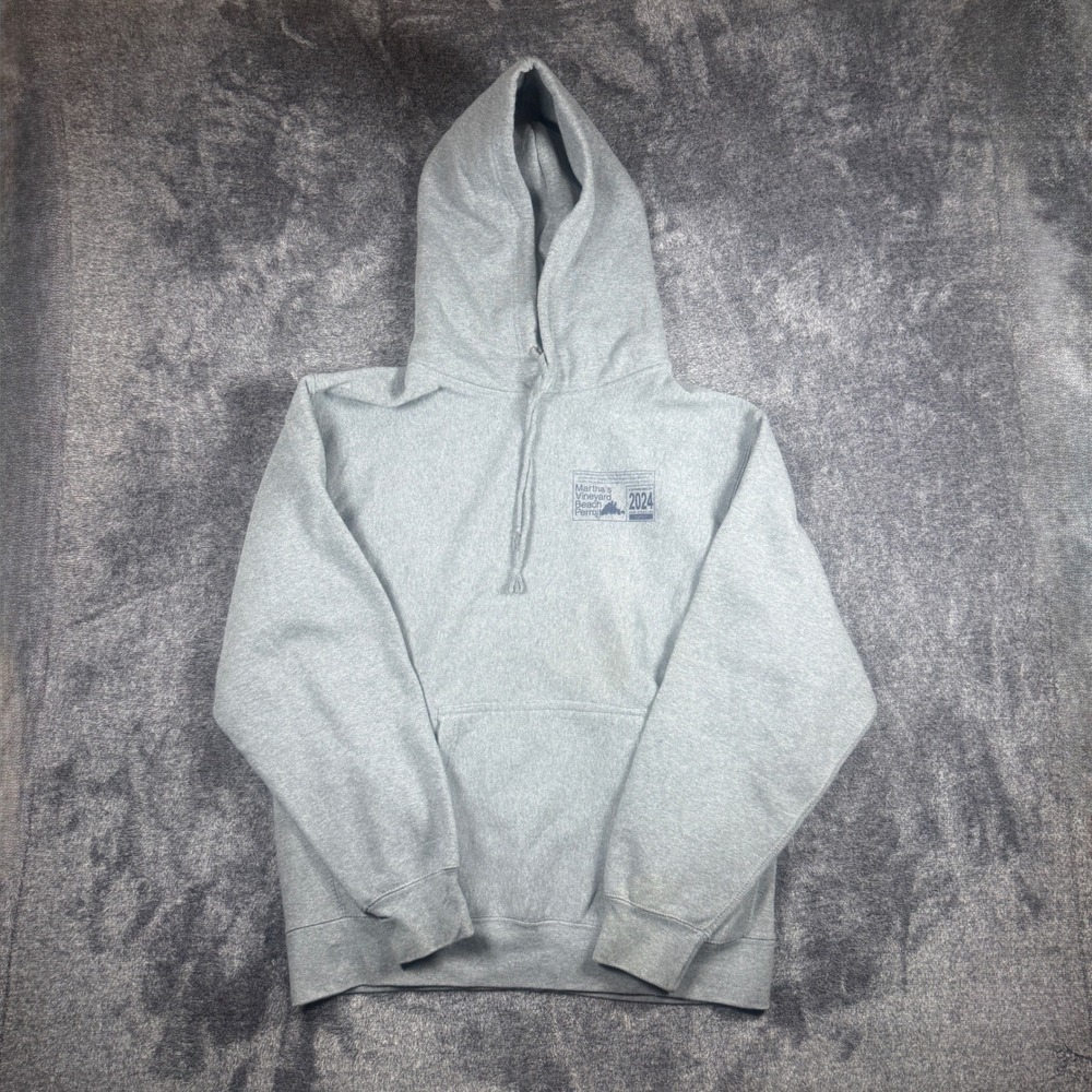 MV Sport Pro-Weave Martha's Vineyard Beach Permit 2024 Hoodie Gray Mens L